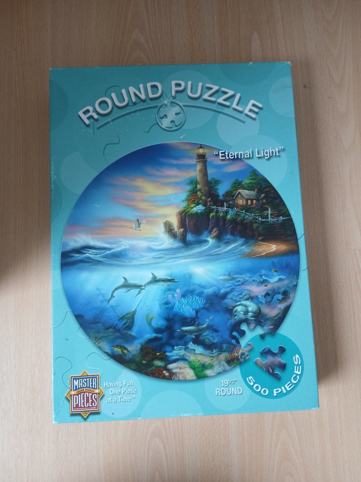 Ronde puzzel 500 stukjes Jigsaw puzzel, Ophalen, 500 t/m 1500 stukjes, Gebruikt, Legpuzzel