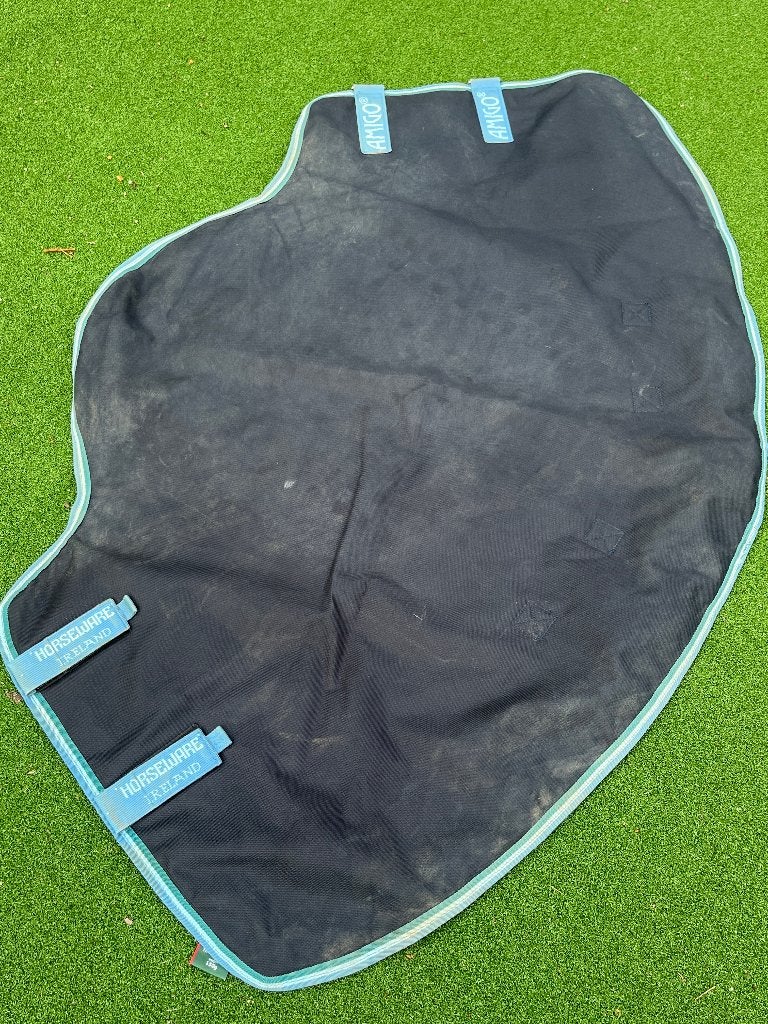 Amigo Halsstuk Bravo 1200D 150g Navy/Titanium Grey maat M, Dieren en Toebehoren, Cob (M), Halsdeken, 150 g, Ophalen of Verzenden