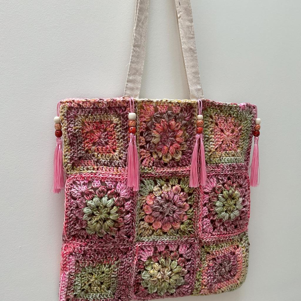 Tas Ibiza Flower, Handmade By Anne. Nieuw!, Ophalen of Verzenden, Nieuw