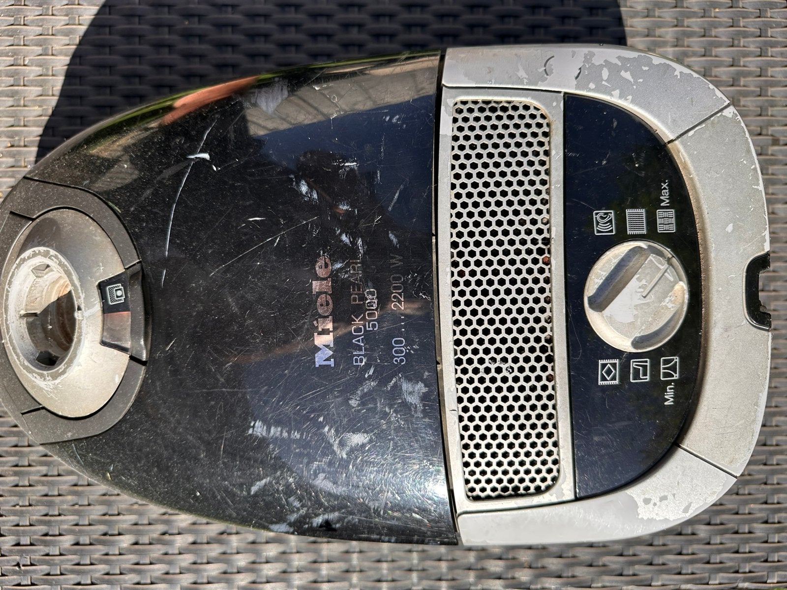 Stozuiger Miele defect voor onderdelen. Zonder snoer, Witgoed en Apparatuur, Stofzak, Geschikt voor harde vloeren, Ophalen of Verzenden