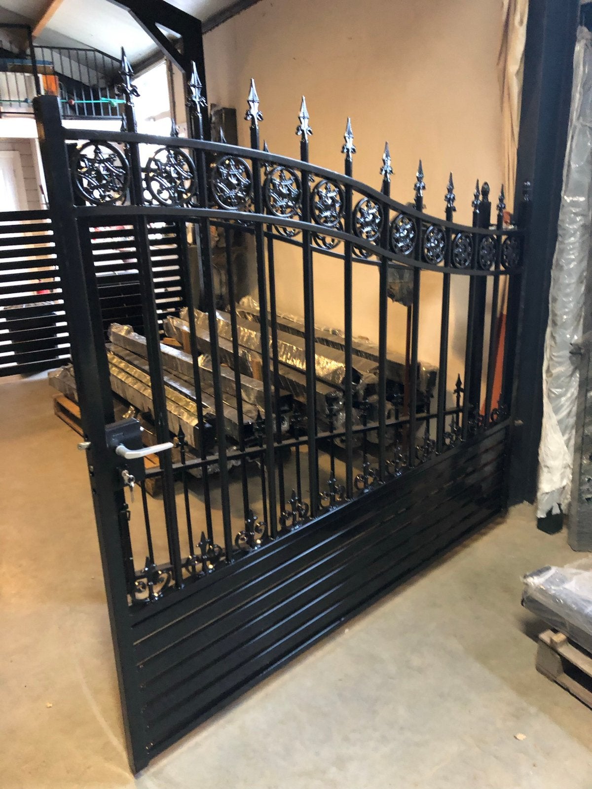 AANBIEDING B KEUS INRIJPOORY SIERPOORT TUINPOORT, Ophalen, Nieuw, 150 tot 200 cm, IJzer