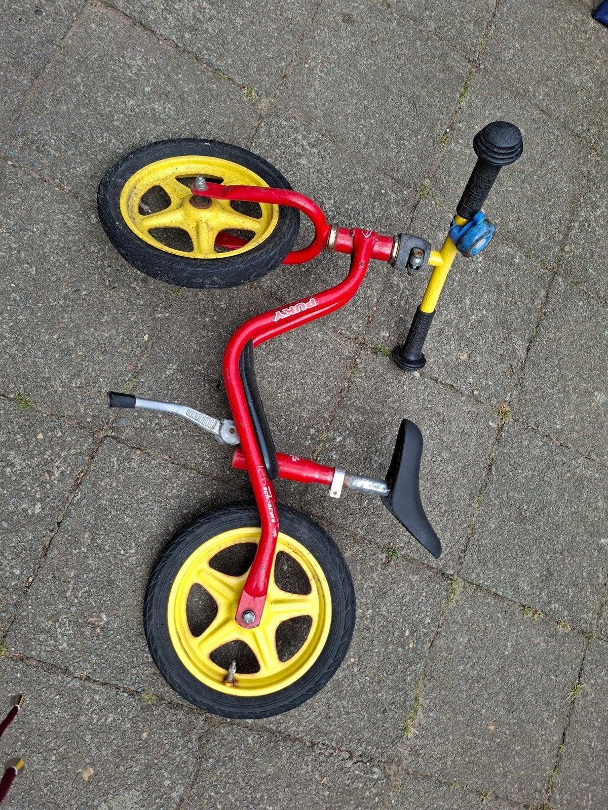 Puky Loopfiets Rood/Geel - Ideaal voor de eerste stapjes, Ophalen, Gebruikt, Loopfiets
