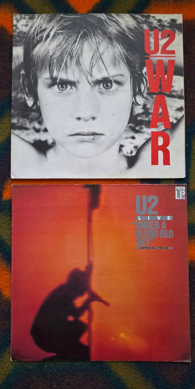 U2 - War & Under a Blood Red Sky LP's, LP, Rock, Gebruikt, Originele persing
