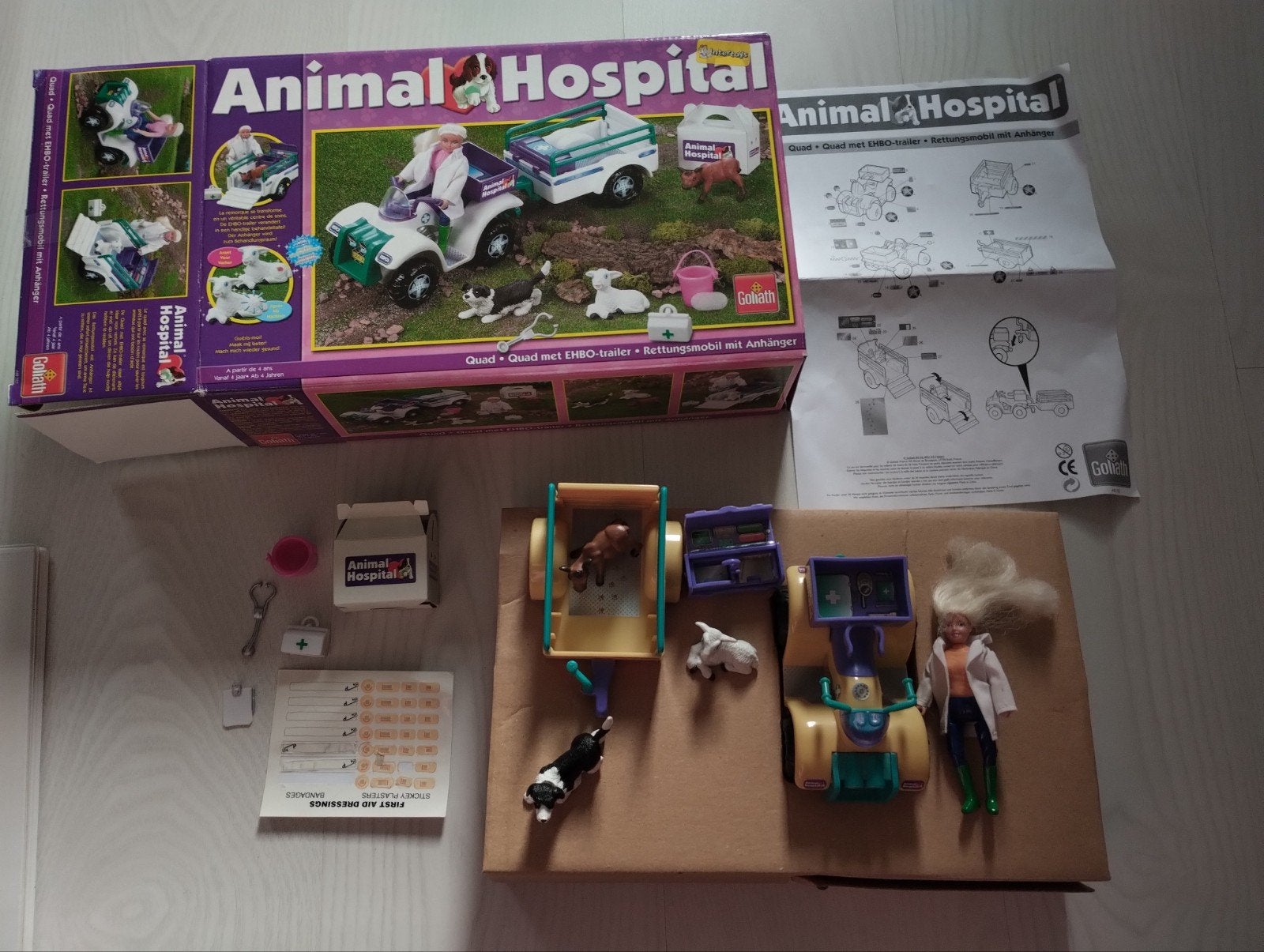Animal Hospital set De Quad goede staat, Kinderen en Baby's, Speelgoed | Overig, Ophalen of Verzenden, Gebruikt