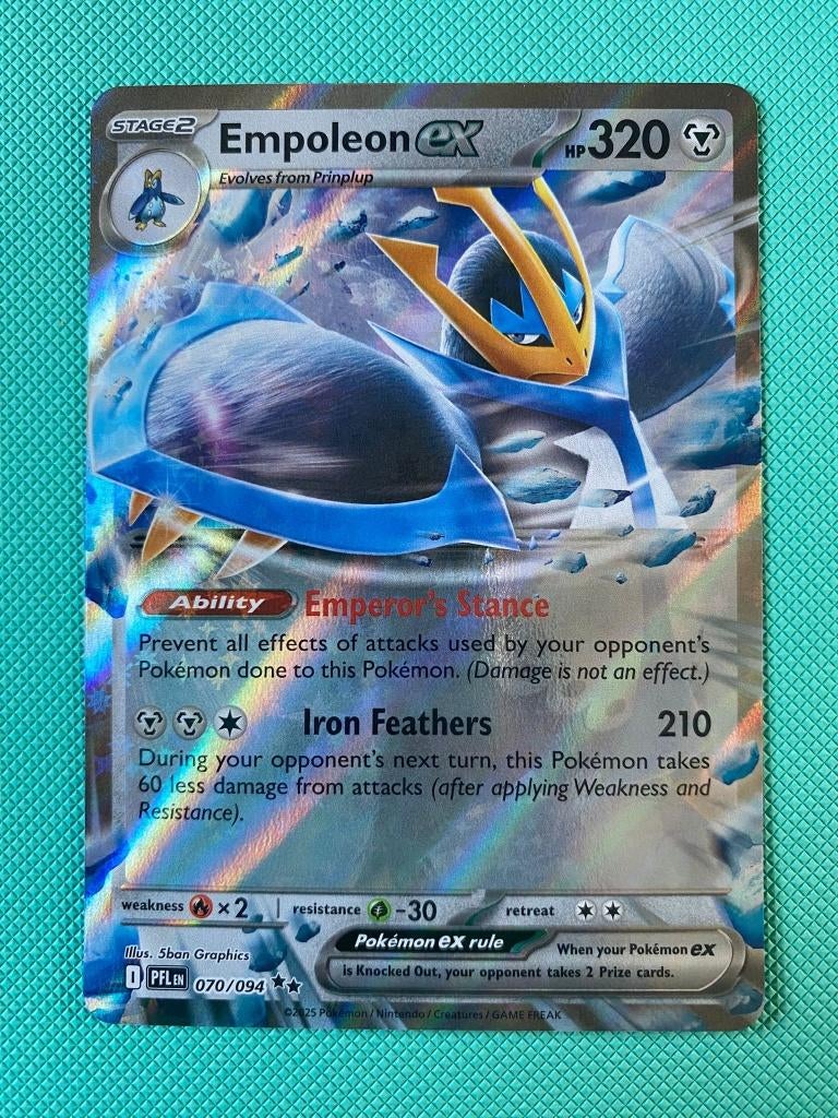 Empoleon EX 070/094 PEL, Ophalen of Verzenden, Nieuw, Losse kaart, Foil