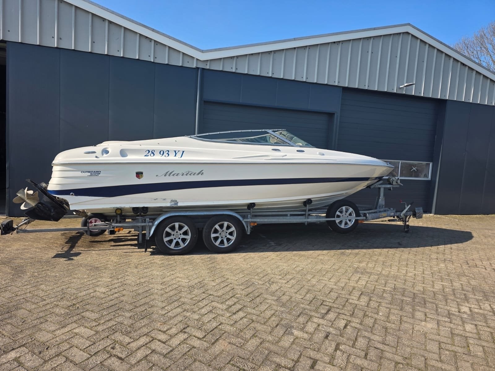 Nette Mariah SX22 Speedboot met Pega trailer, Watersport en Boten, Ophalen, Overige merken, Binnenboordmotor, Zo goed als nieuw