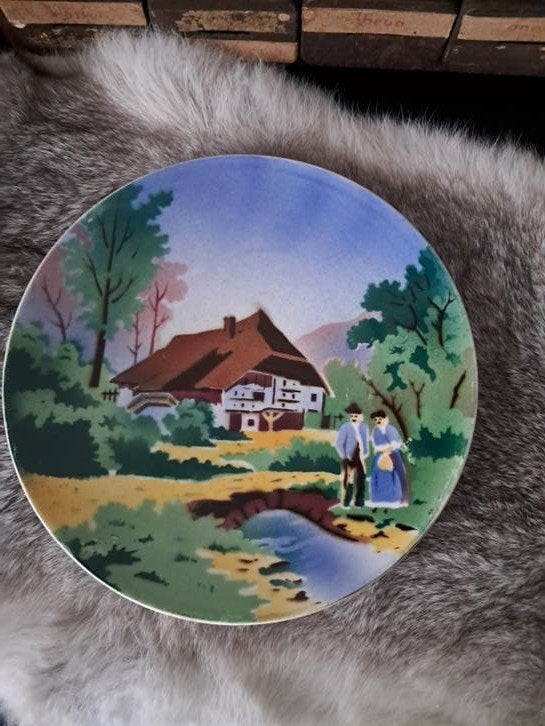 Antiek. Villeroy & Boch. Wandbord, Antiek en Kunst, Ophalen of Verzenden