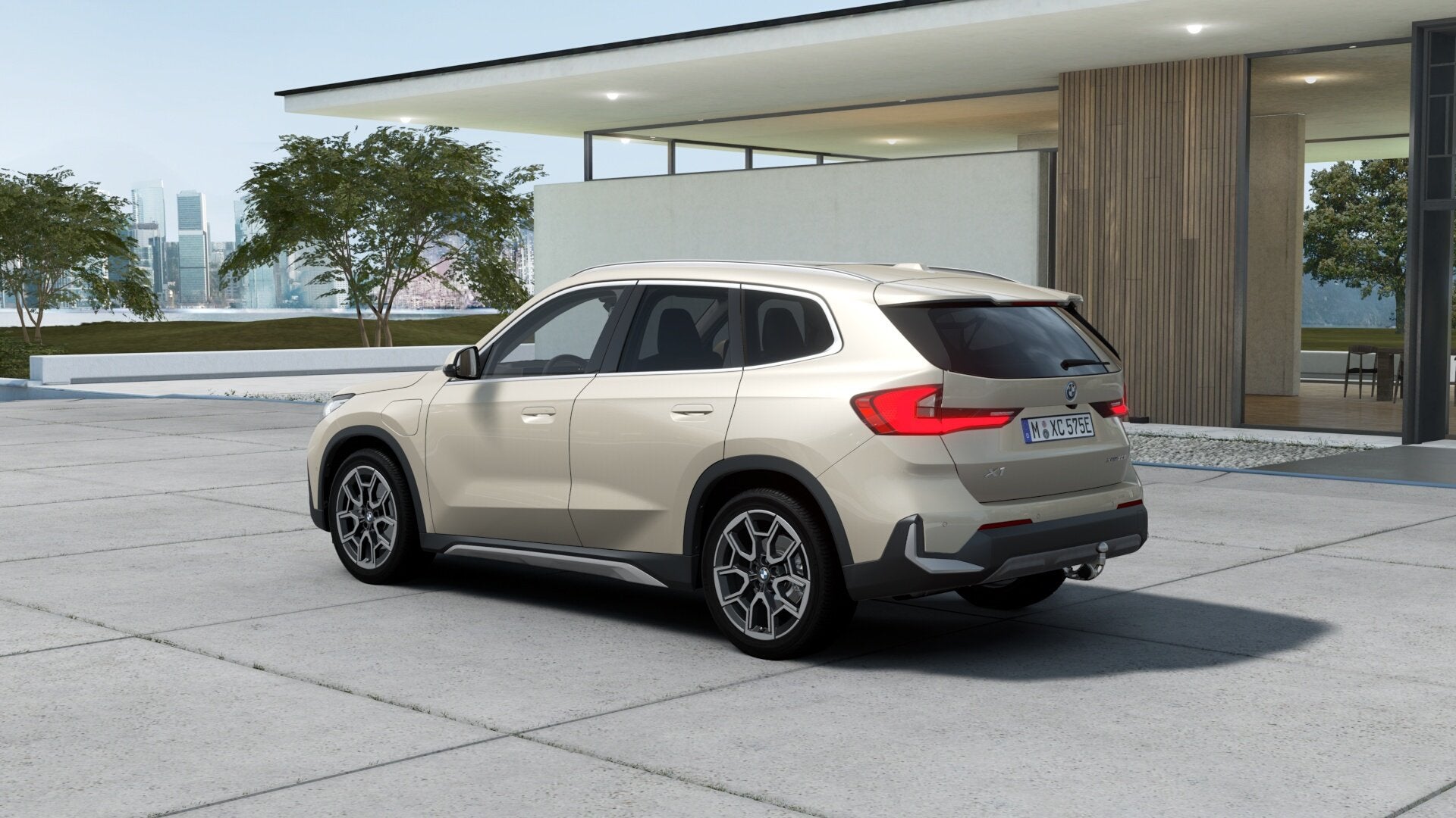 BMW X1 xDrive30e Automaat / Panoramadak / Trekhaak / Sportst, Auto's, Dealer onderhouden, Zwart, Adaptive Cruise Control, Leder