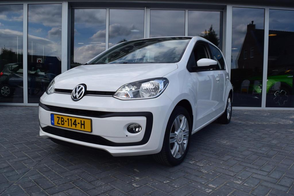 Volkswagen Up! 1.0 BMT high up!, Voorwielaandrijving, Stof, Gebruikt, Wit