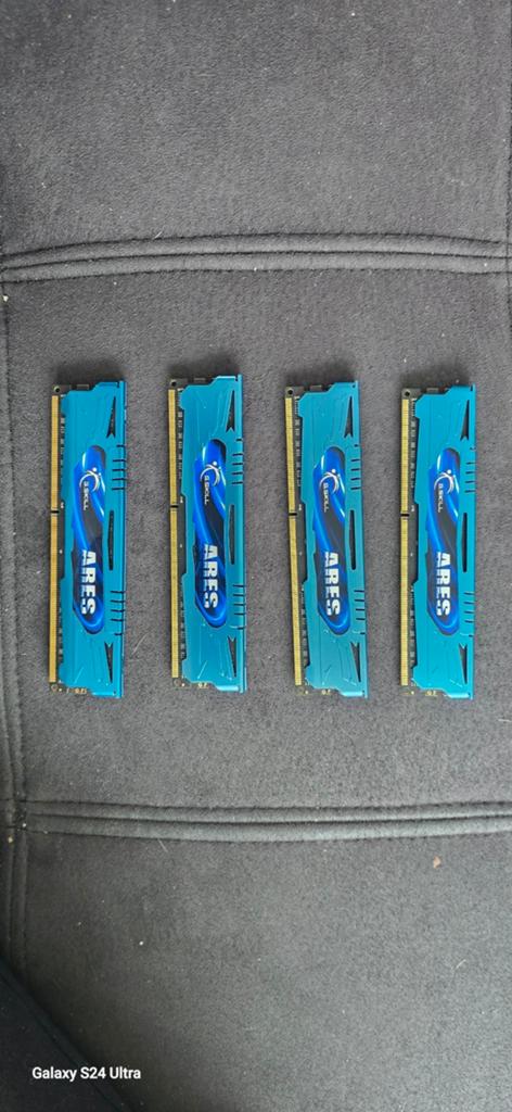 G.Skill Ares DDR3 RAM Geheugen (4x4GB) - 16GB Totaal, Gebruikt, Server, DDR3, Ophalen of Verzenden