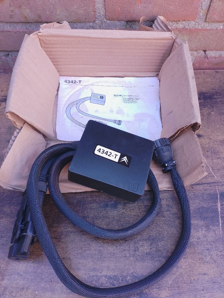 Citroën speciaal gereedschap testkabel + module 4342-T, Auto diversen, Gebruikt, -, -, Ophalen of Verzenden