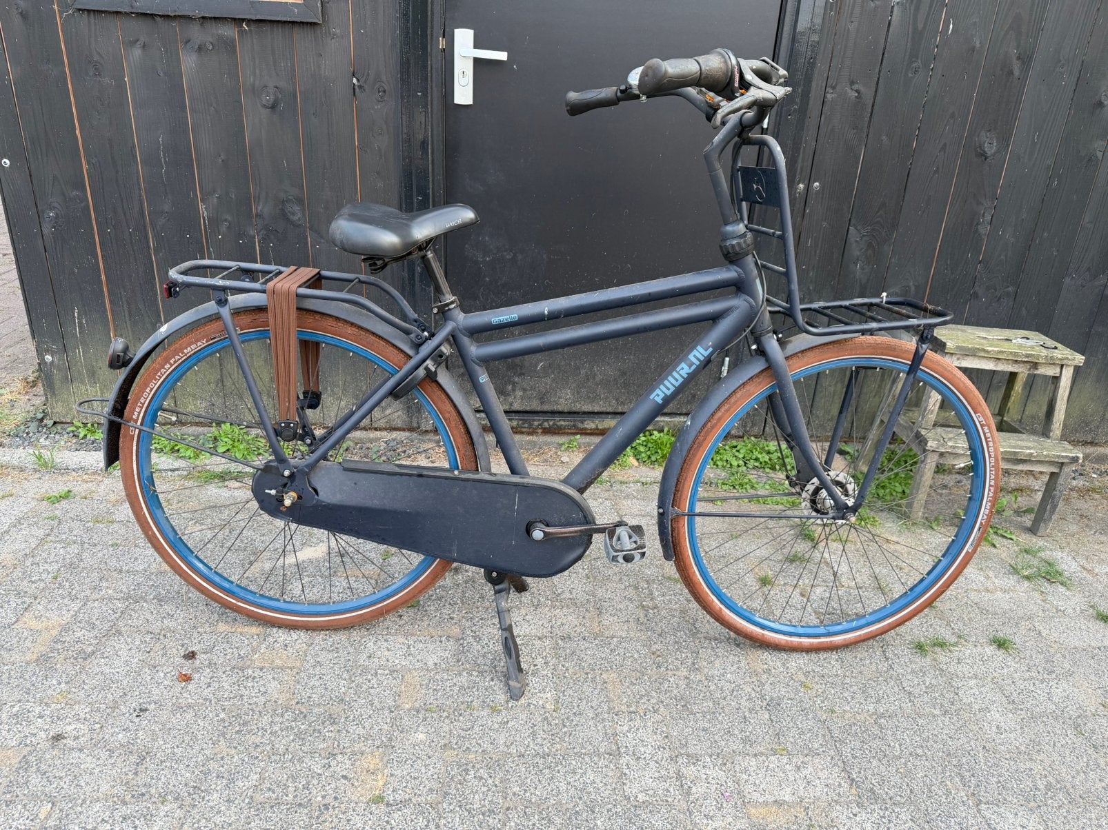 Stoere Gazelle Puur tienerfiets - opknapper 26 inch, Ophalen, Terugtraprem, Gebruikt, Versnellingen