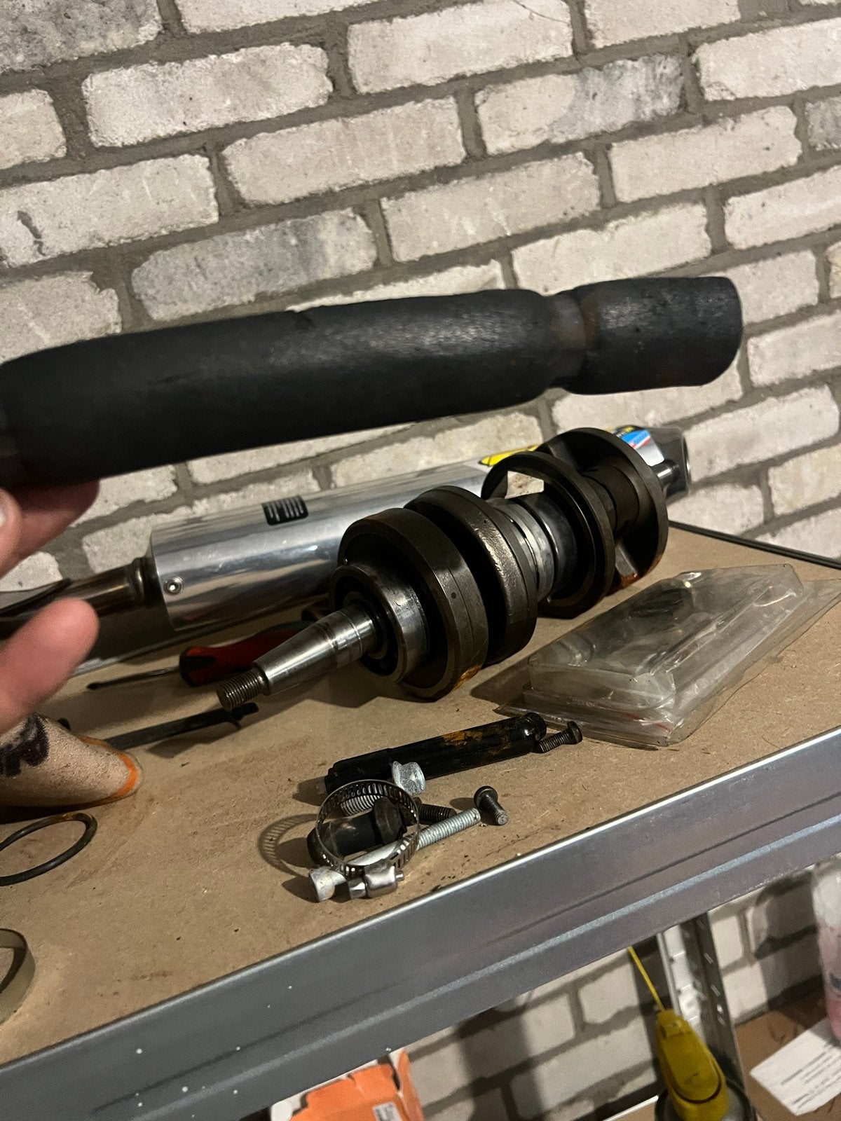 Yamaha Banshee onderdelen: Krukas, luchtfilter, vliegwiel, Ophalen of Verzenden