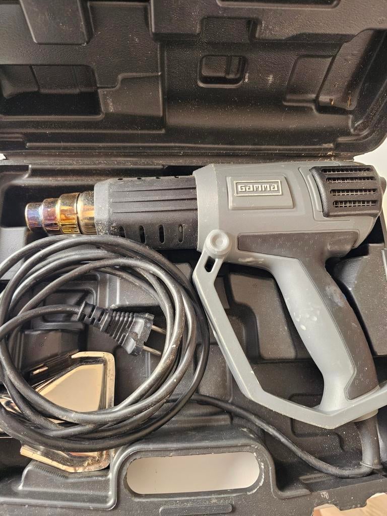 Gamma heteluchtpistool in koffer, Ophalen of Verzenden, Gebruikt