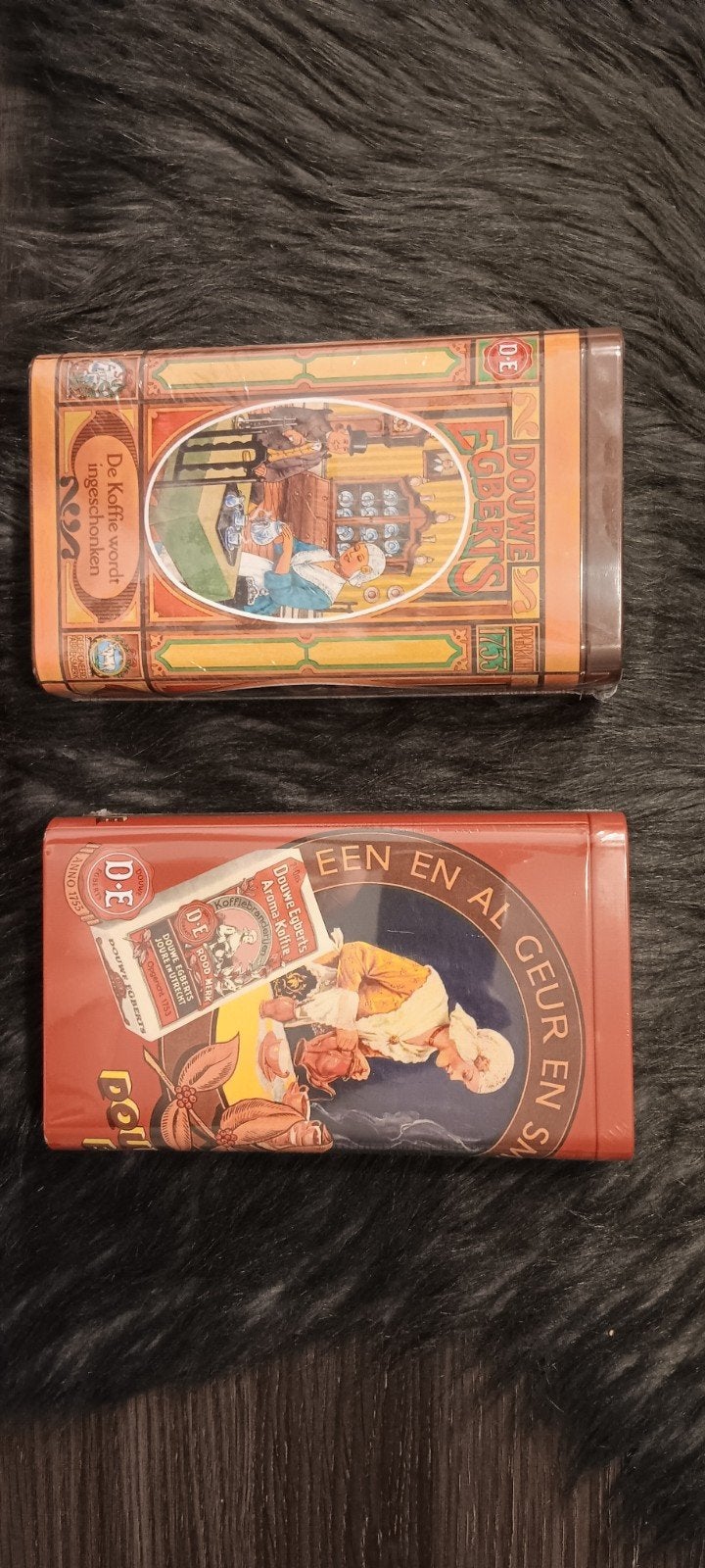 Douwe Egberts Blikken - Nieuw in folie (2 stuks), Verzamelen, Ophalen, Nieuw, Koffie, Douwe Egberts