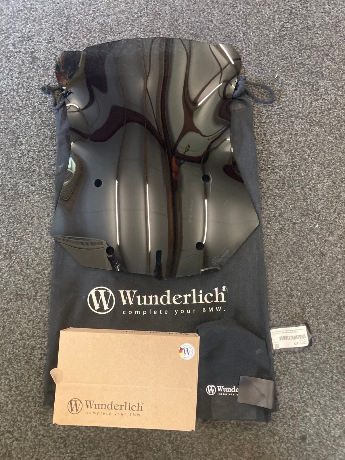 Wunderlich Marathon scherm BMW R1200/1250GS Adventure, Ophalen of Verzenden, Gebruikt