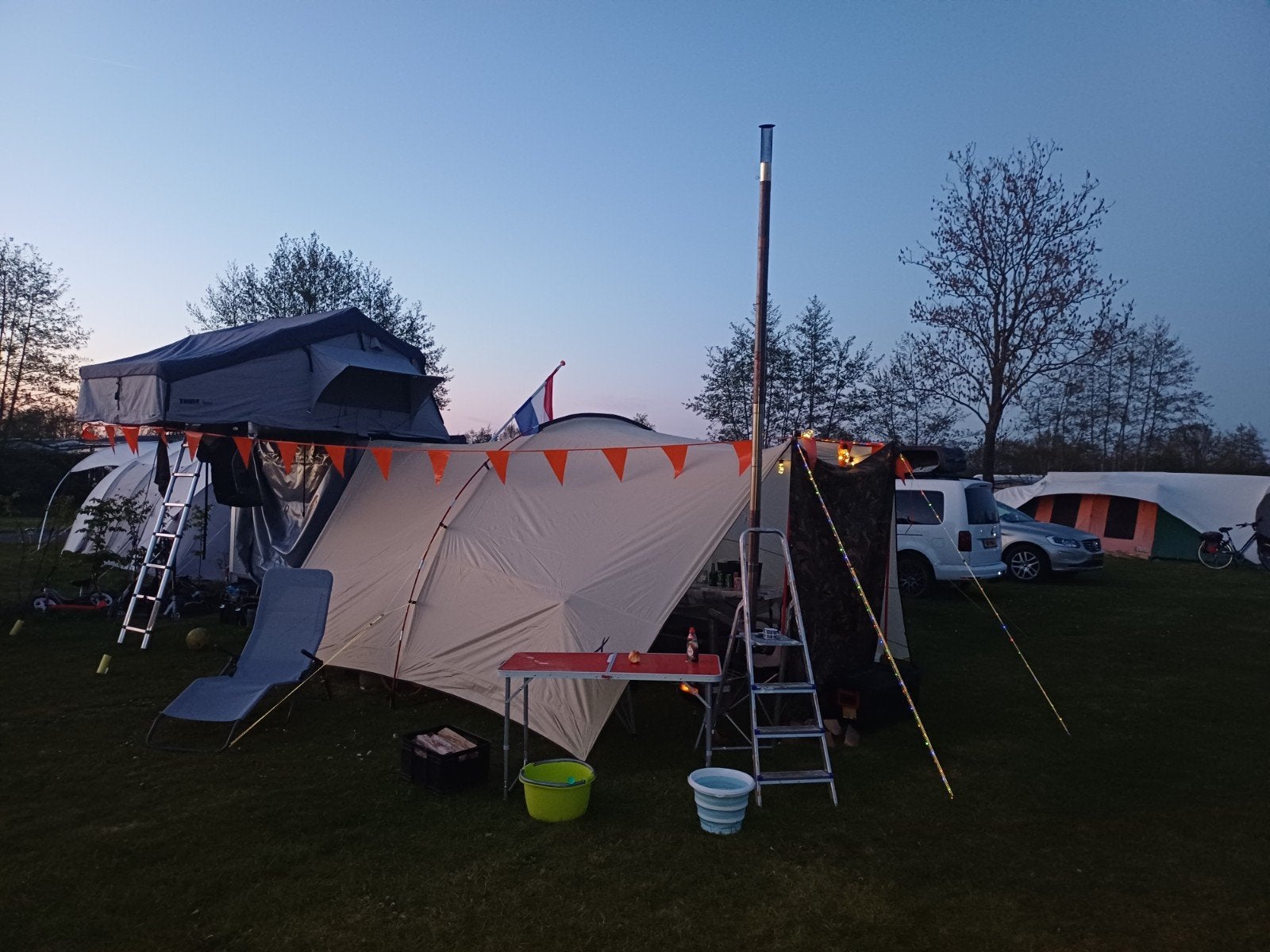 Thule daktent op hardtop aanhanger, Ophalen of Verzenden, Gebruikt