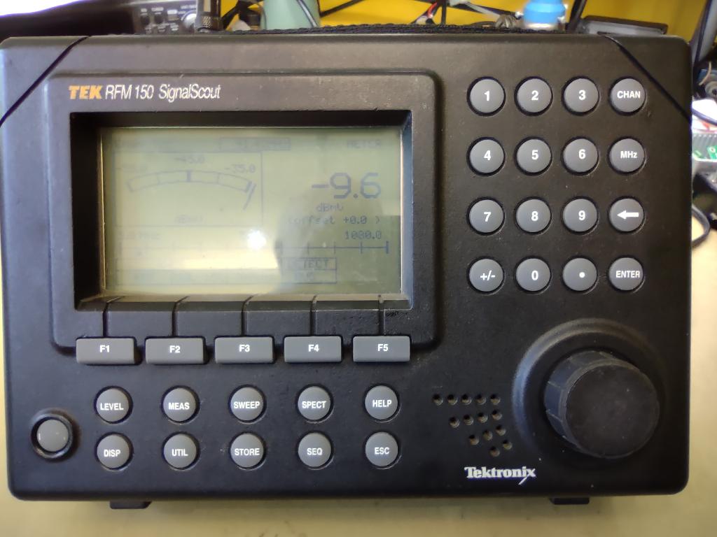 Tektronix RFM150 signal scout ontvanger, Telecommunicatie, Zenders en Ontvangers, Ophalen of Verzenden, Gebruikt, Ontvanger