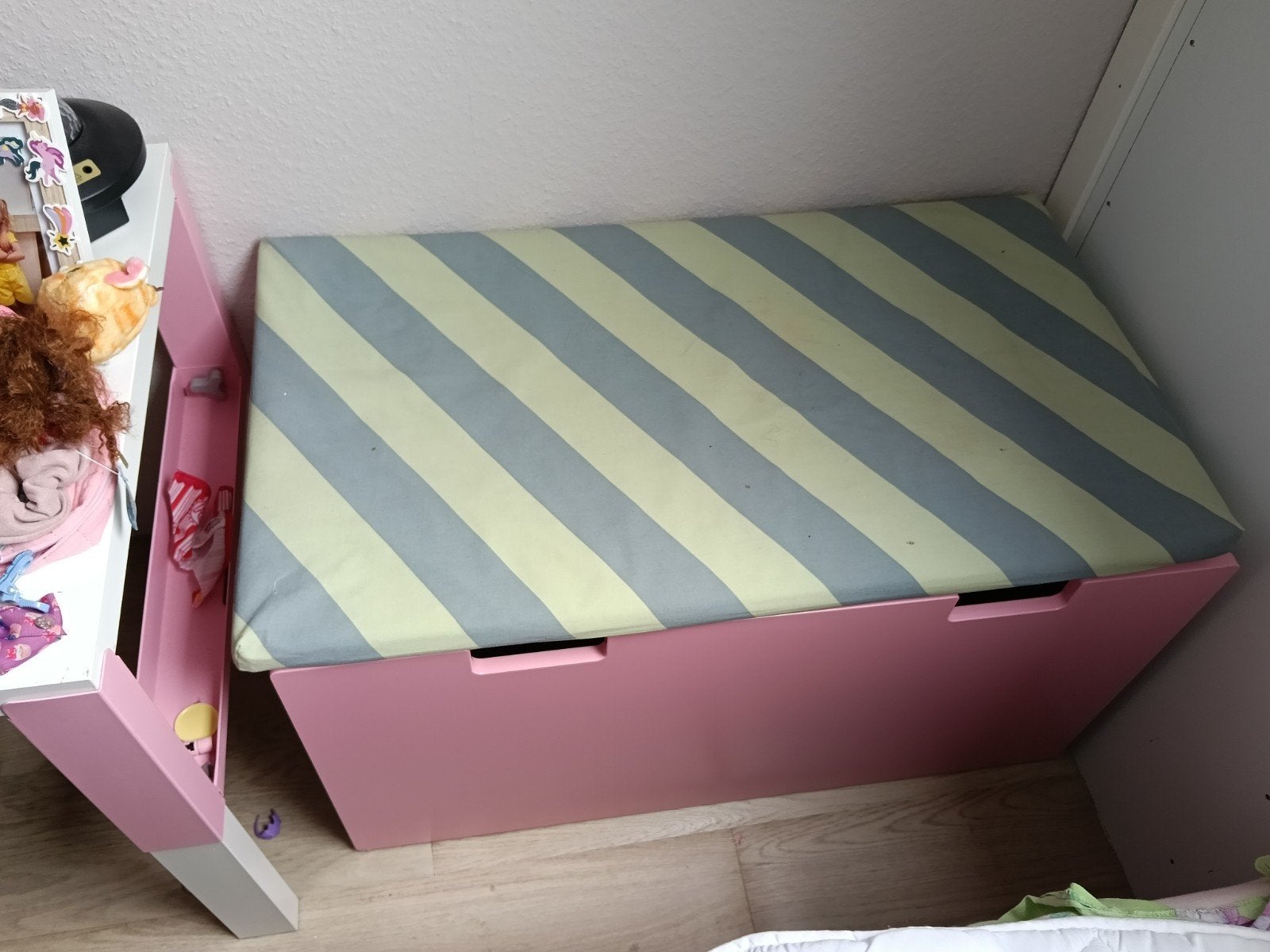 IKEA Stuva lade met tafel bureau, Gebruikt, Minder dan 50 cm, Ophalen, Minder dan 90 cm