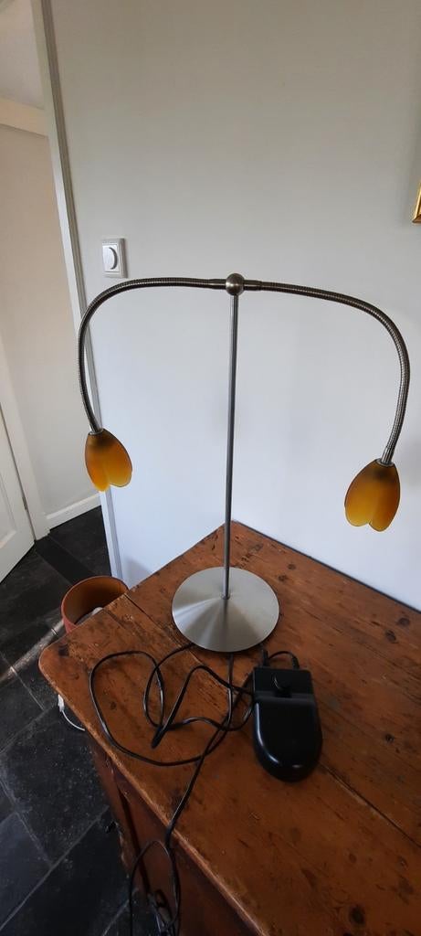 Vintage Harco Loon design tafel lamp, Huis en Inrichting, Lampen | Kroonluchters, Ophalen
