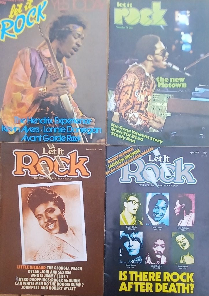 4x LET IT ROCK// Jimi Hendrix/Little Richard/Grateful Dead/, Verzenden, 1980 tot heden, Tijdschrift