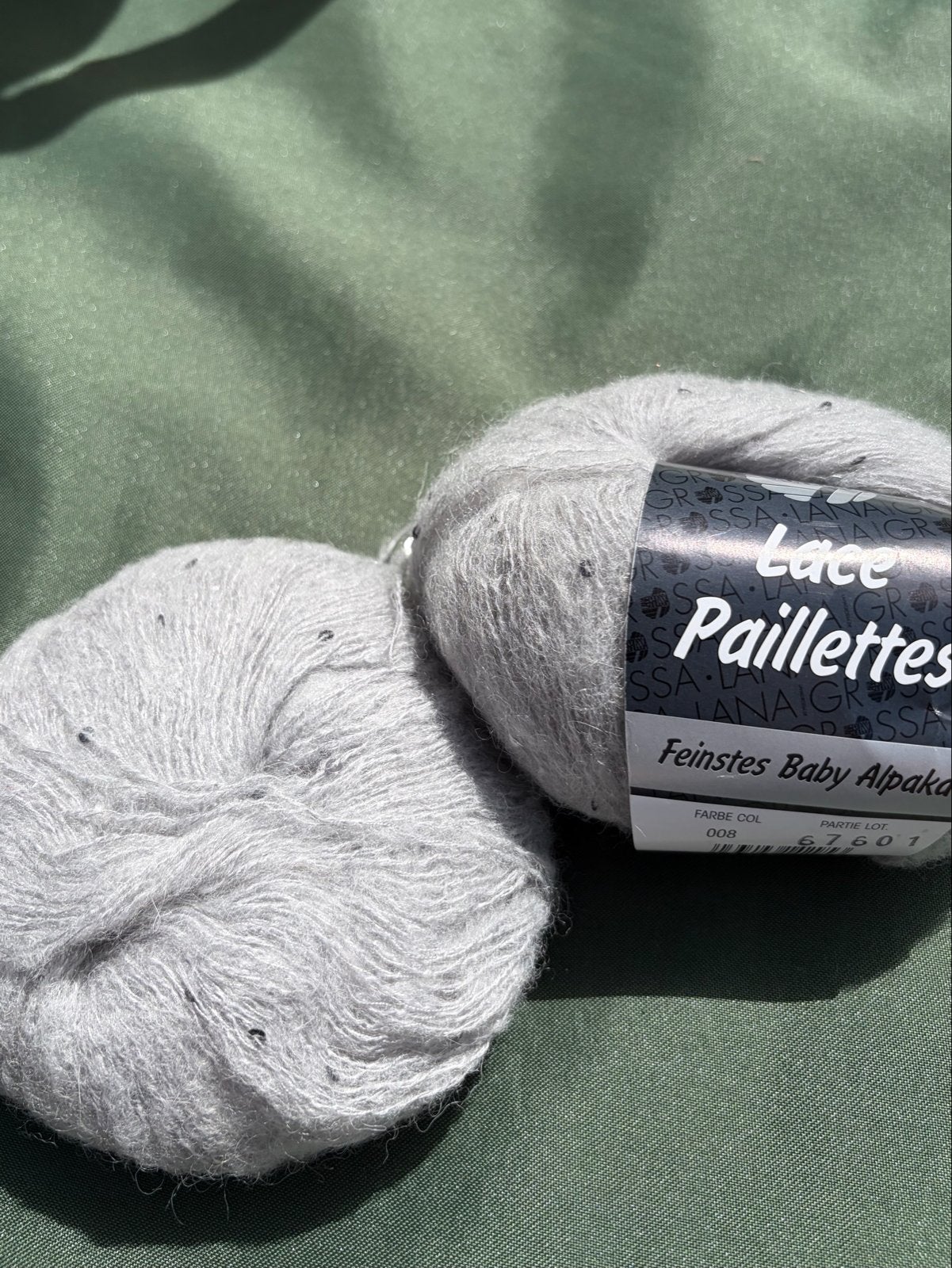 Lana Grossa Lace Paillettes Baby Alpaka Garen, Ophalen of Verzenden, Nieuw, Breien of Haken, Wol of Garen