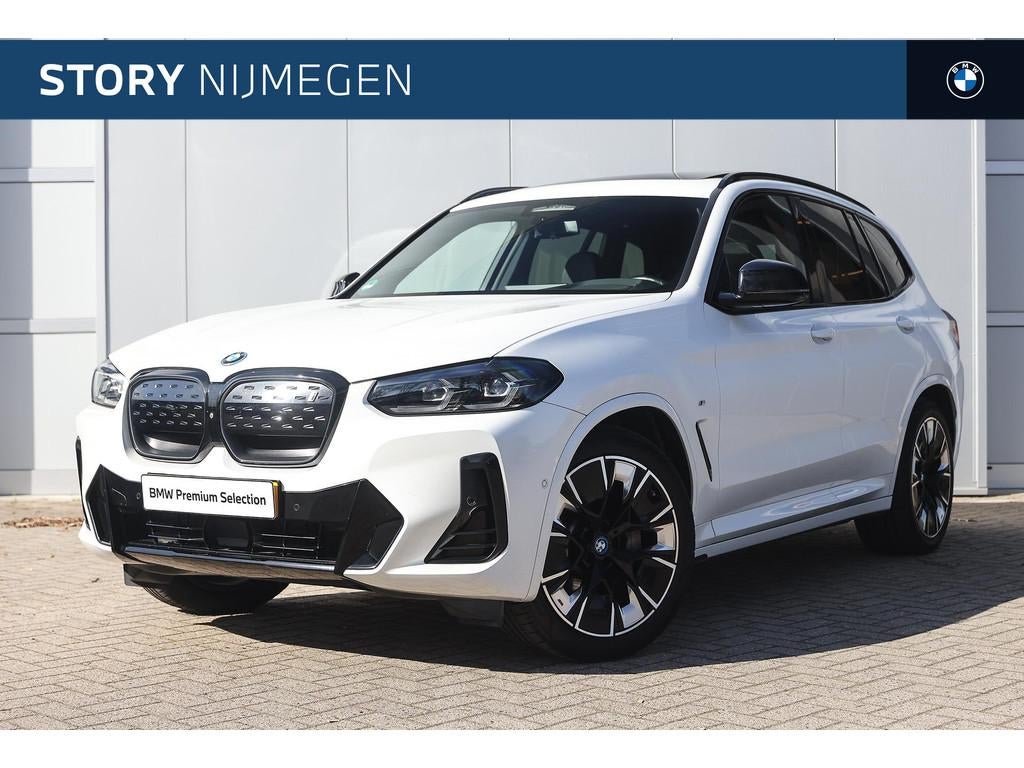 BMW iX3 High Executive / Trekhaak / Sportstoelen / Adaptieve, Gebruikt, 750 kg, Wit, 436 min
