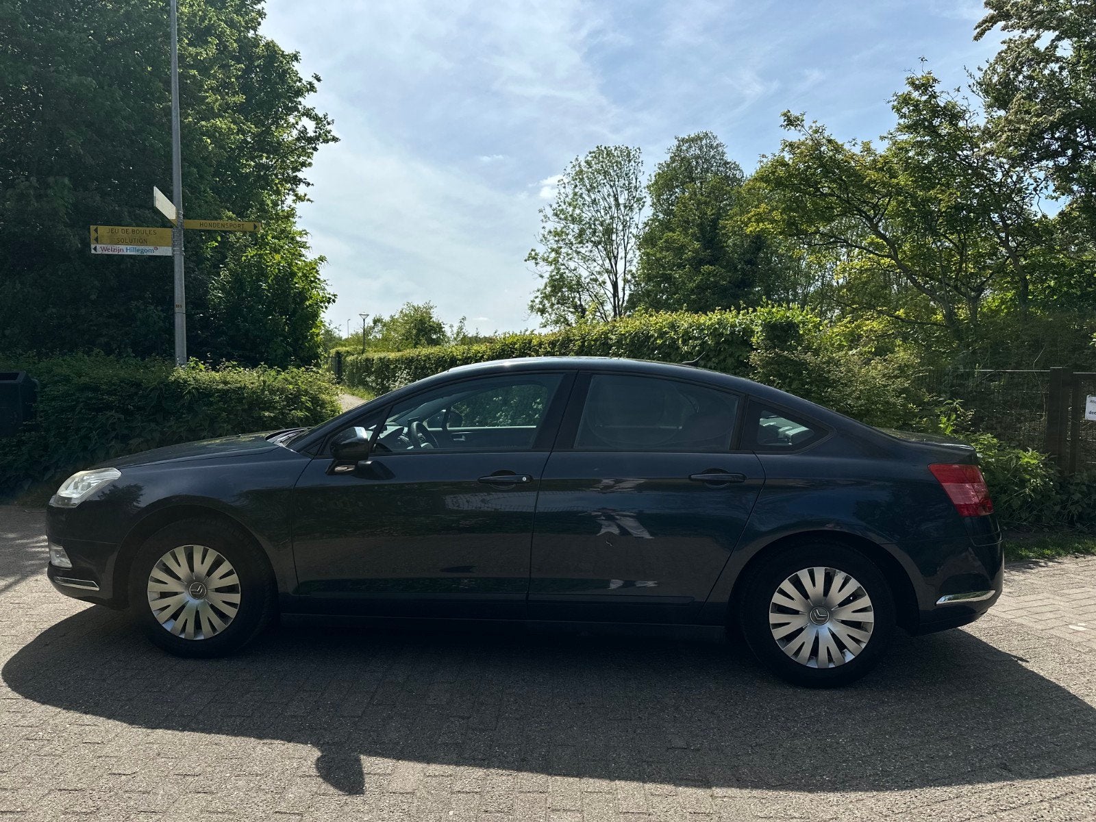 Citroën C5 1.6 Hdif 2010 Blauw, Auto's, Citroën, Voorwielaandrijving, Zwart, Alcantara, Origineel Nederlands