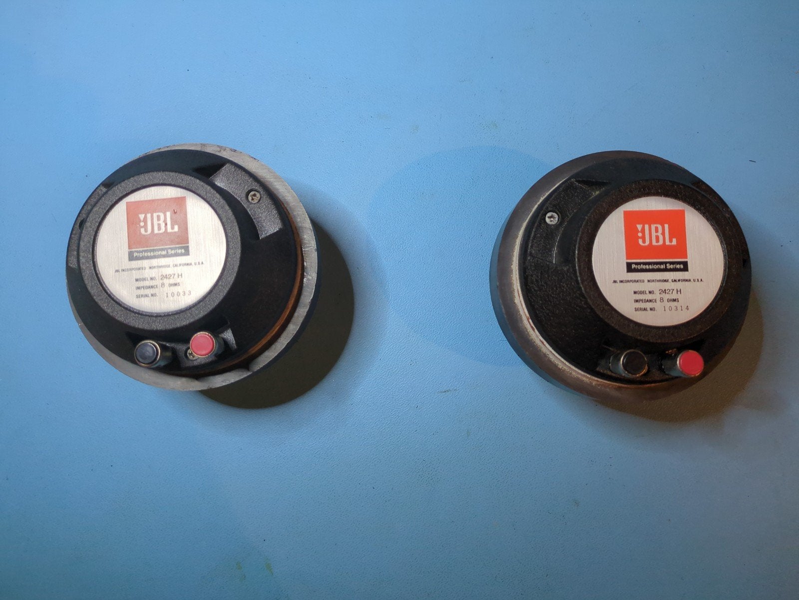 2 JBL 2427H drivers, Ophalen, Overige materialen