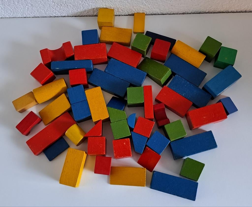 Gekleurde houten blokken. Gratis op te halen., Ophalen
