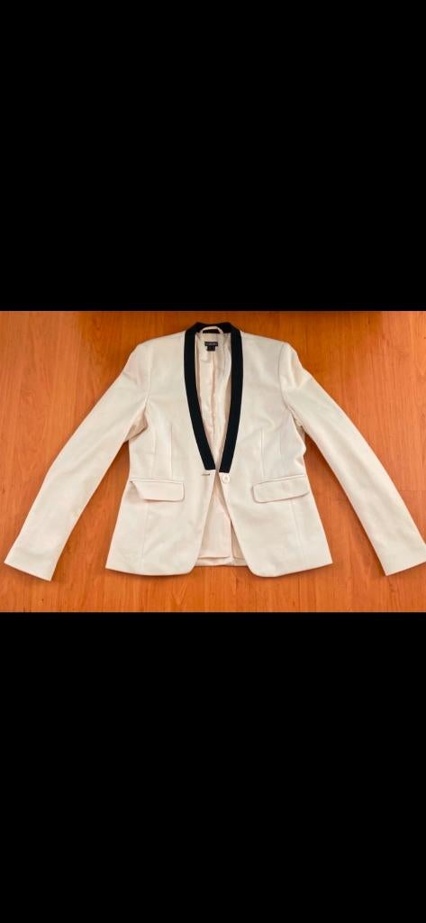 Sjieke Blazer/colbert wit maat 38: ZGAN, Kleding | Dames, Jassen | Zomer, Maat 38/40 (M), Wit, Zo goed als nieuw, Esmara