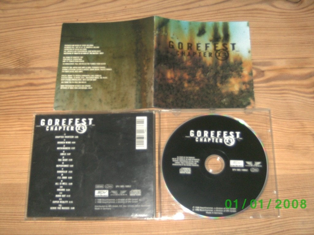 Gorefest – Chapter 13 steamhammer 1998, Ophalen of Verzenden, Zo goed als nieuw, Album
