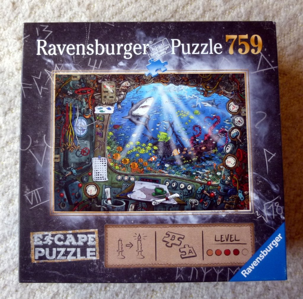 escape puzzel - ravensburger - nieuwstaat, Ophalen of Verzenden, 500 t/m 1500 stukjes, Zo goed als nieuw, Legpuzzel