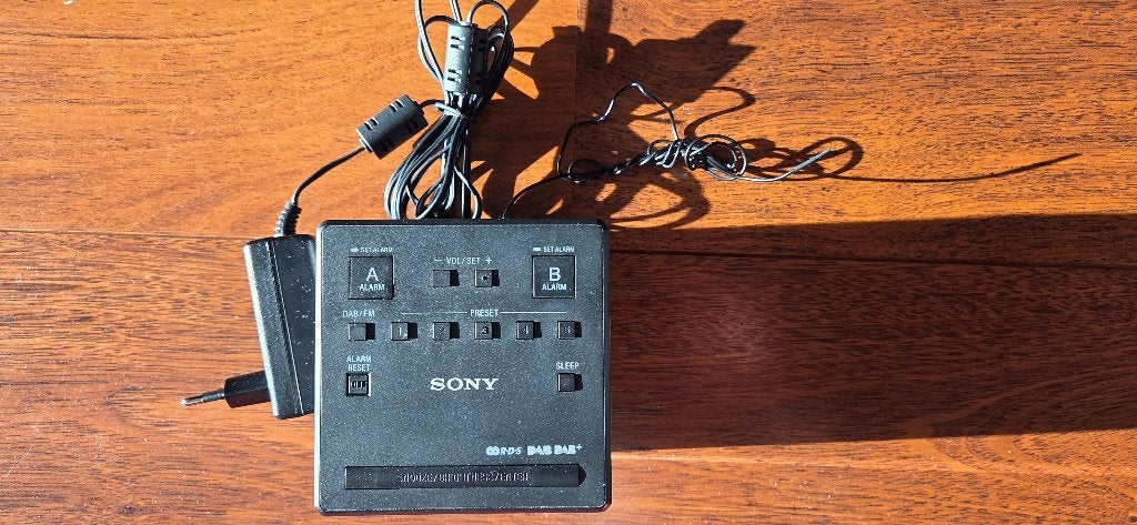 Sony XDR-C1DBP DAB/DAB+ & FM Digital Clock Radio, Ophalen of Verzenden, Gebruikt, Digitaal