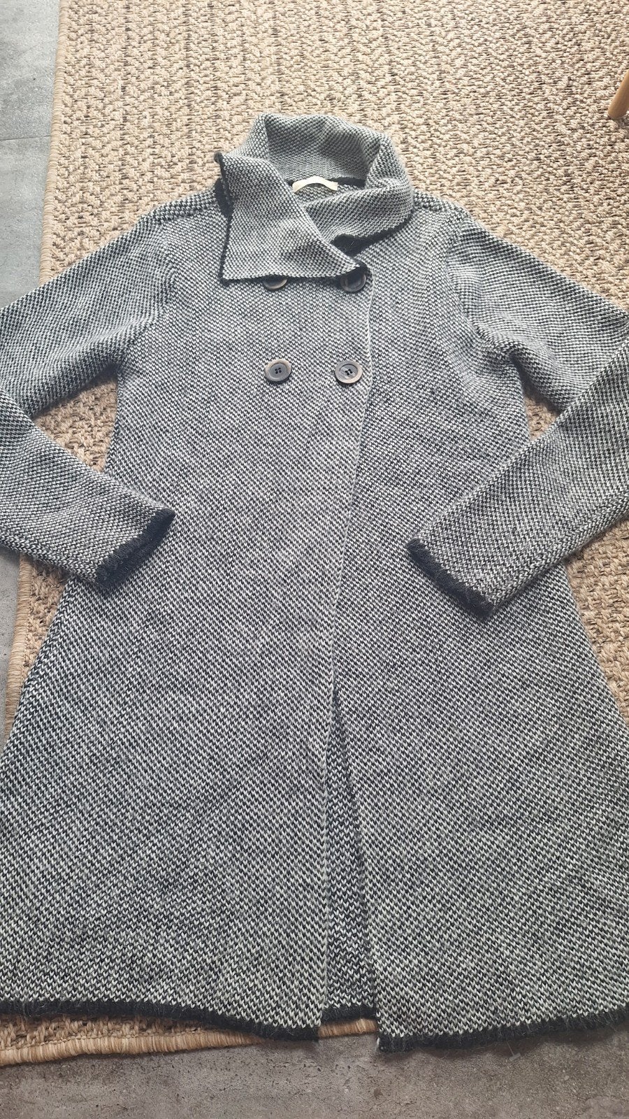 Zgan! prachtig zwart/wit vest van FAME draagmt 36/38!, Fame, Zwart, Ophalen of Verzenden, Zo goed als nieuw