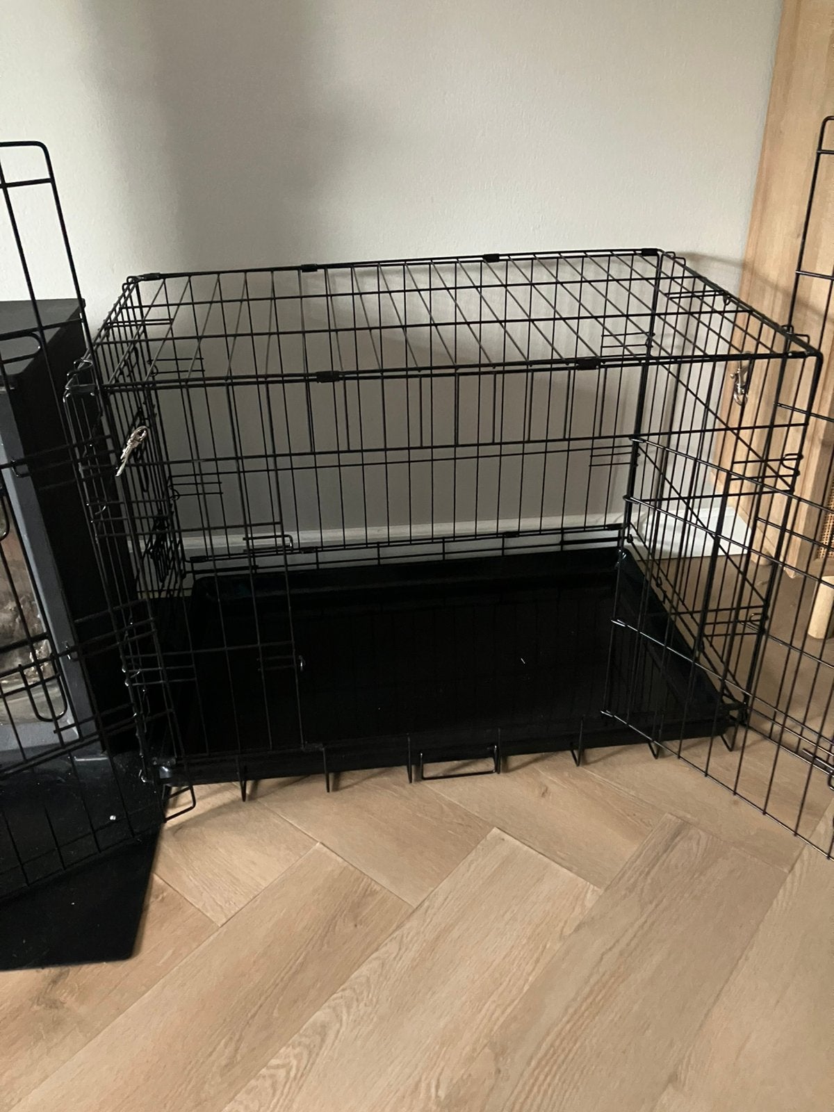Bench en/of puppyren, Dieren en Toebehoren, Hondenhokken, Ophalen, Zo goed als nieuw, 110 cm of meer, 65 tot 100 cm