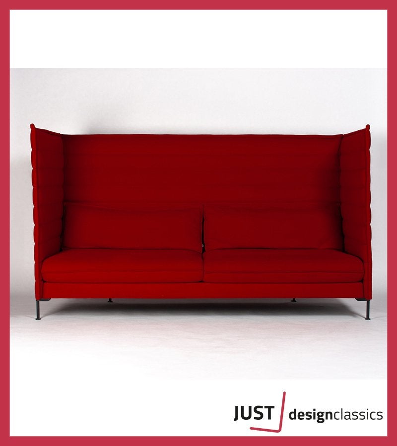 Vitra Alcove Highback 3-zits Sofa (2 beschikbaar), Niet ingevuld, Zo goed als nieuw, Niet ingevuld, Niet ingevuld