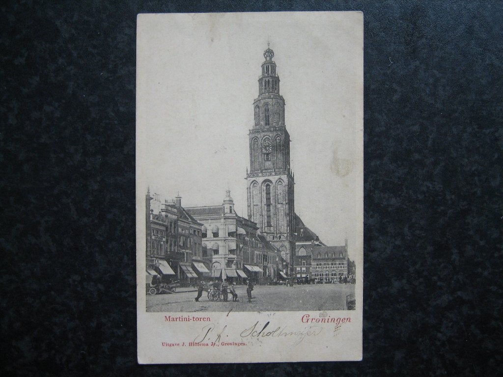 GRONINGEN Martinitoren B  1902, Ophalen of Verzenden, Voor 1920, Groningen