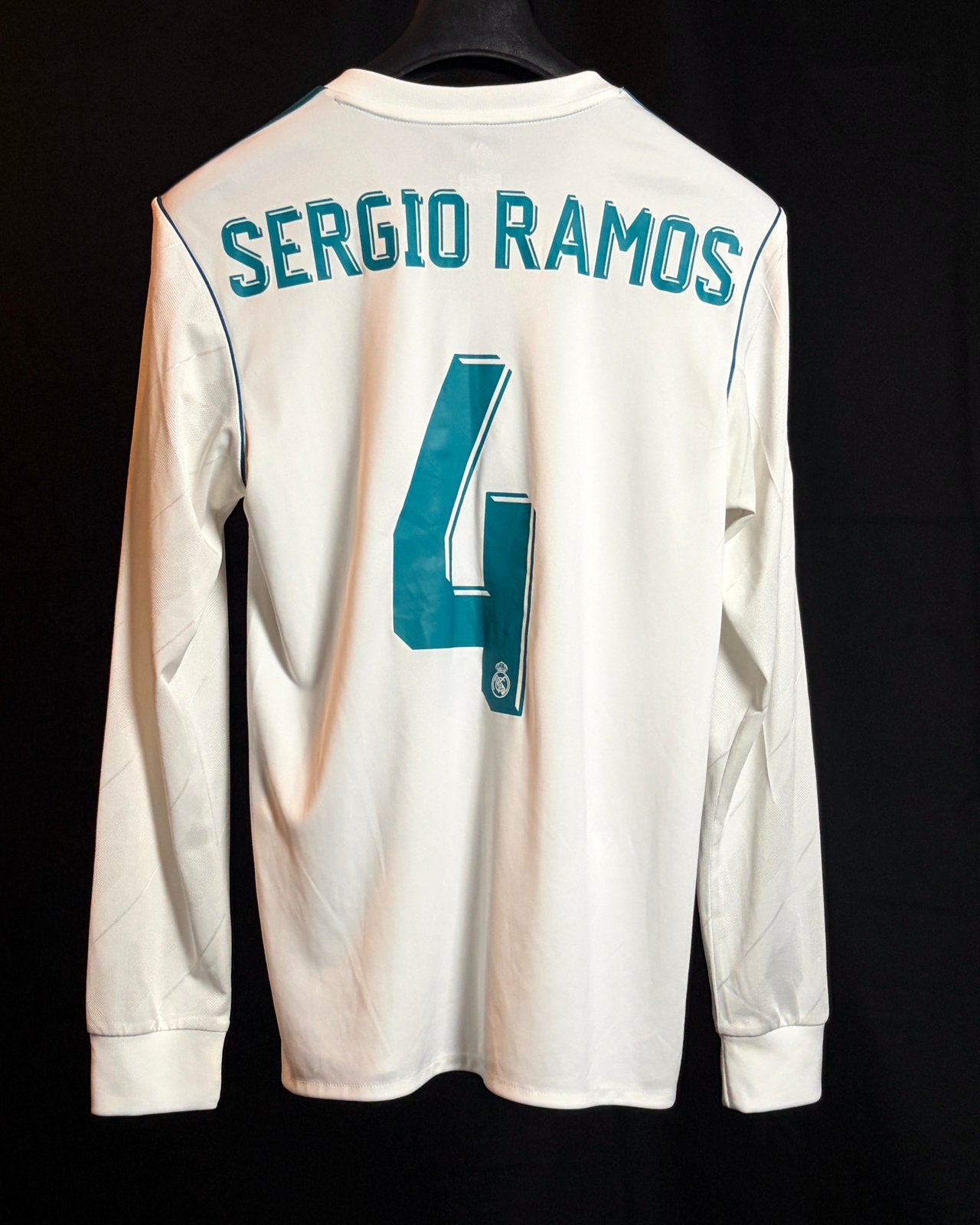 Real Madrid 2017/18 thuisshirt Ramos #4 | Origineel | Mt S, Kleding | Heren, Wit, Ophalen of Verzenden, Zo goed als nieuw, Adidas