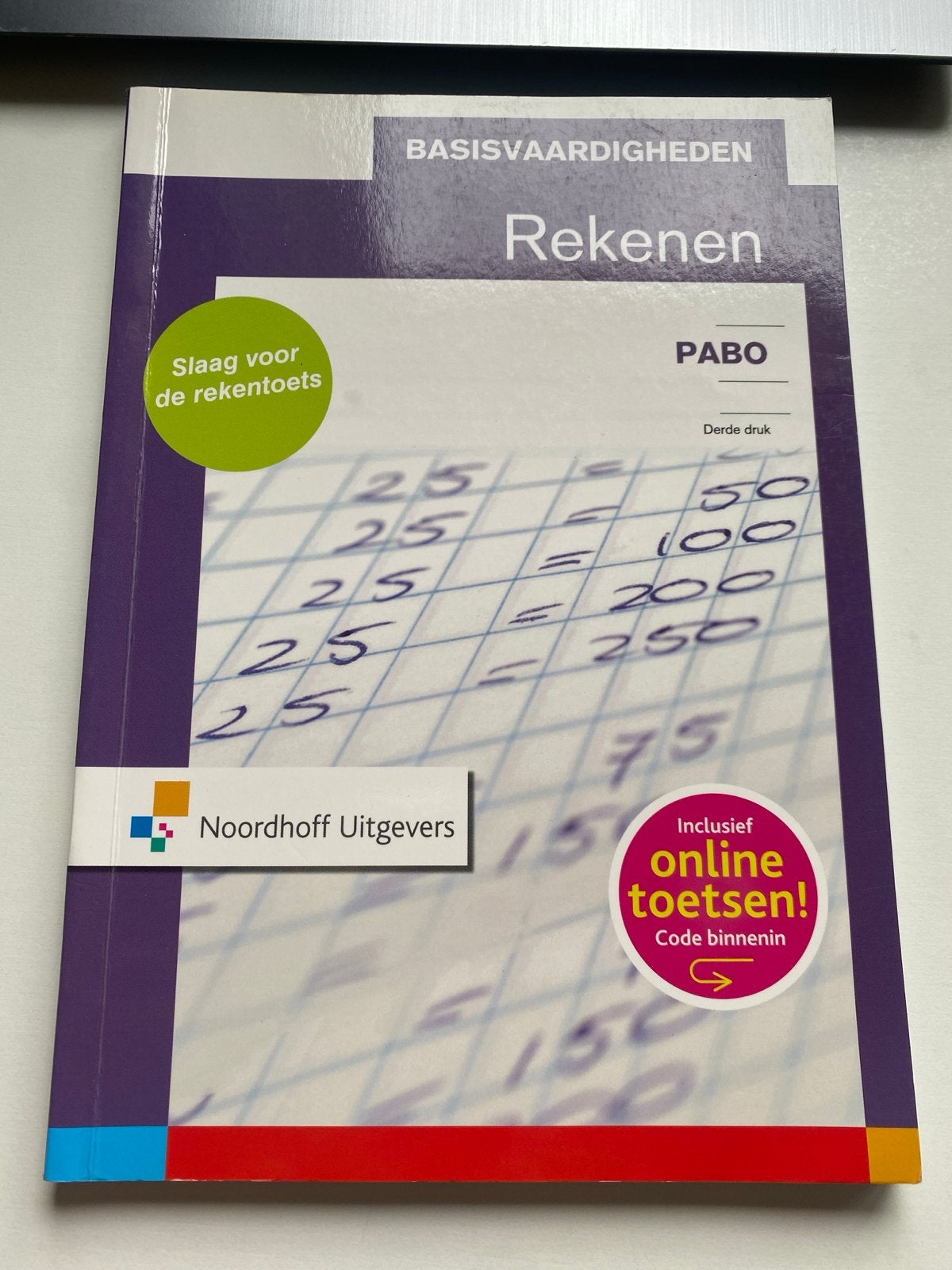 Basisvaardigheden Rekenen PABO - Noordhoff Uitgevers, Ophalen of Verzenden, Zo goed als nieuw, Overige niveaus, Overige vakken
