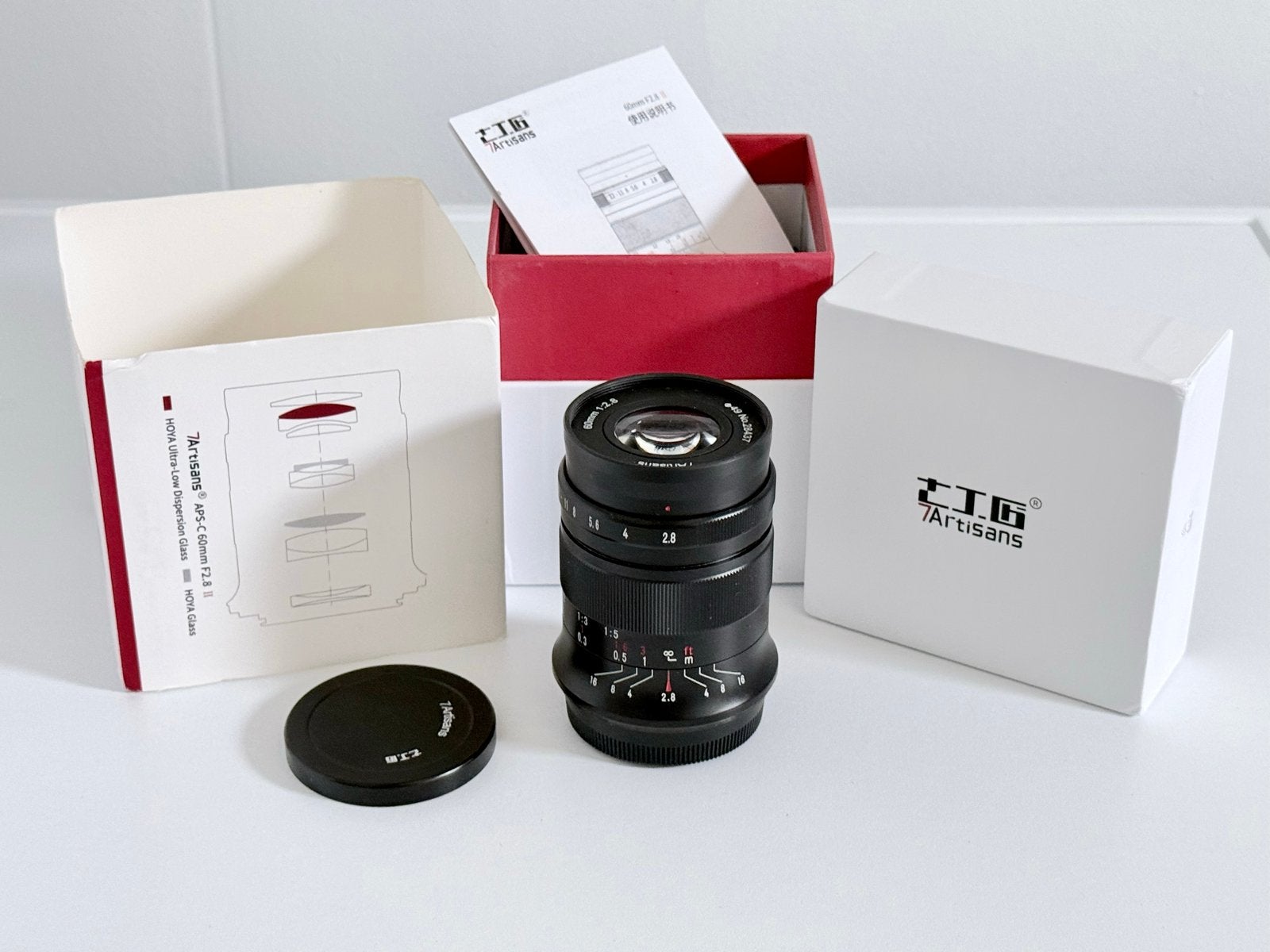7Artisans 60mm F2.8 II Macro Lens voor Fujifilm X-mount, Overige merken, Ophalen of Verzenden, Zo goed als nieuw, Macrolens