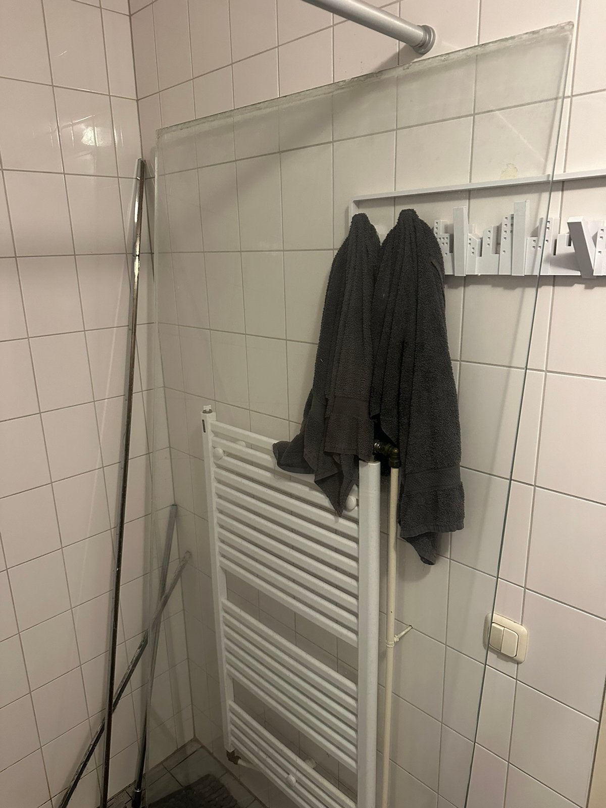 Douchewand, Ophalen, Gebruikt, 200 cm of meer, Overige typen