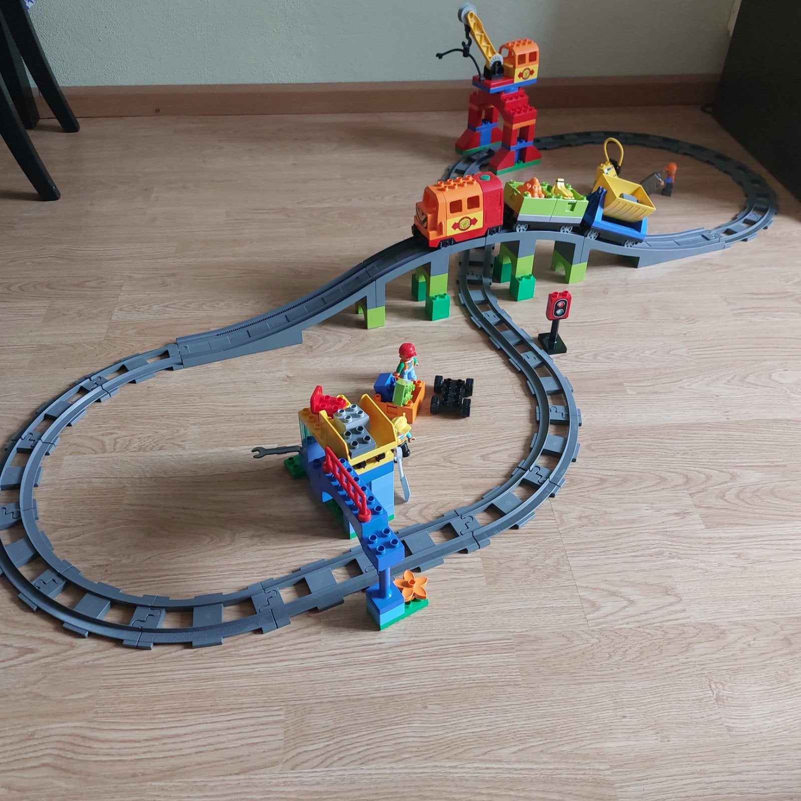 LEGO Duplo Trein Brug en Rails Set (10508 en 10872), Duplo, Complete set, Ophalen, Meerdere sets