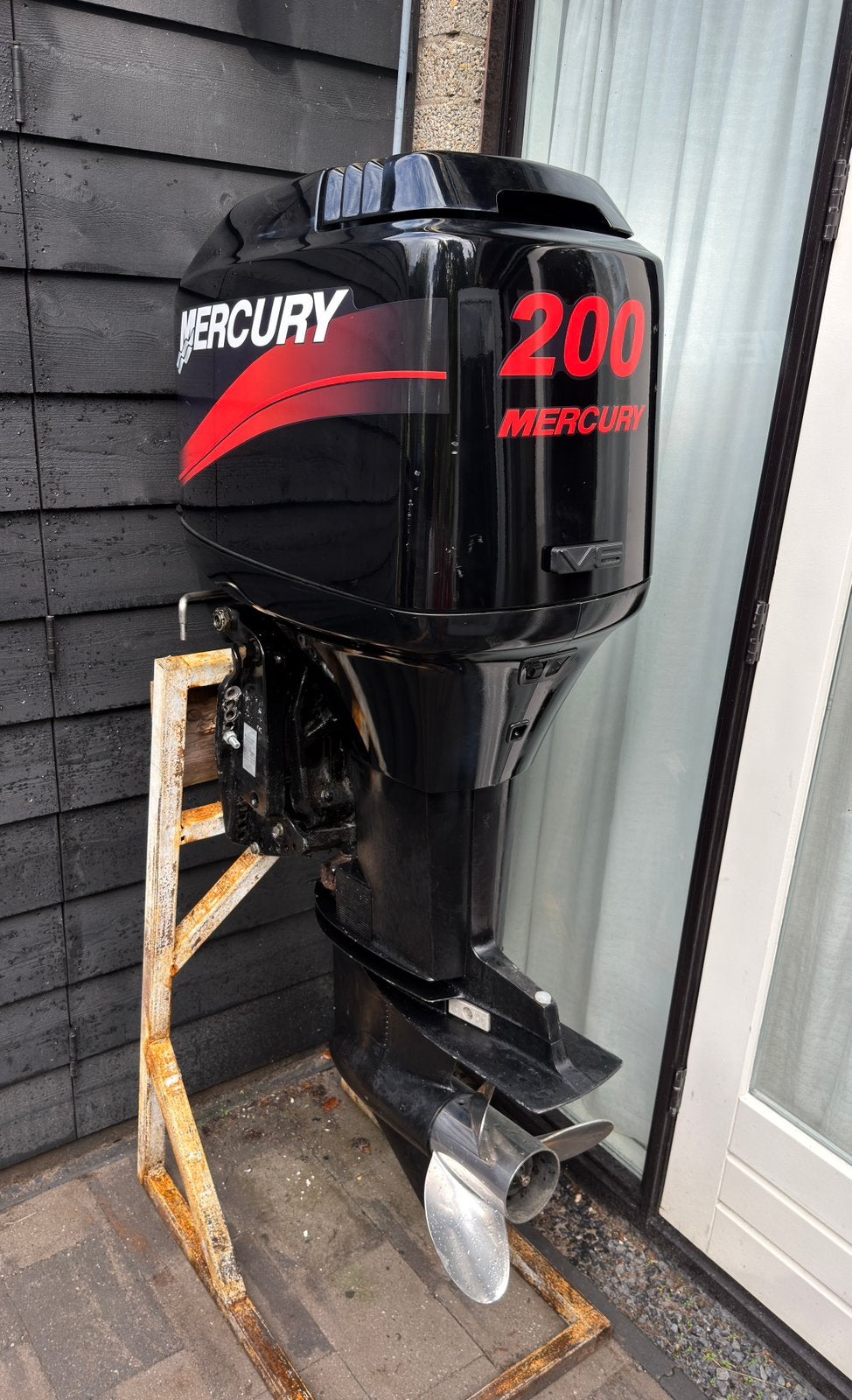 Mercury 2.5l 200pk Langstaart, Watersport en Boten, Ophalen, Zo goed als nieuw, Met afstandsbediening, 30 pk of meer