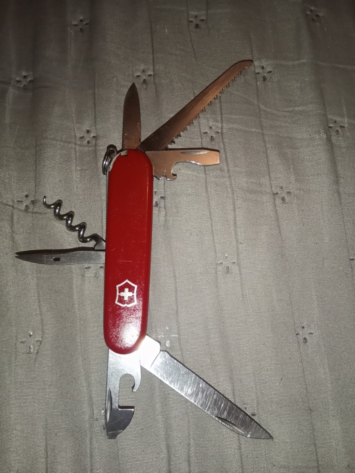 Vintage Victorinox Camper zakmes (Overgangsmodel 1991), Ophalen of Verzenden, Gebruikt
