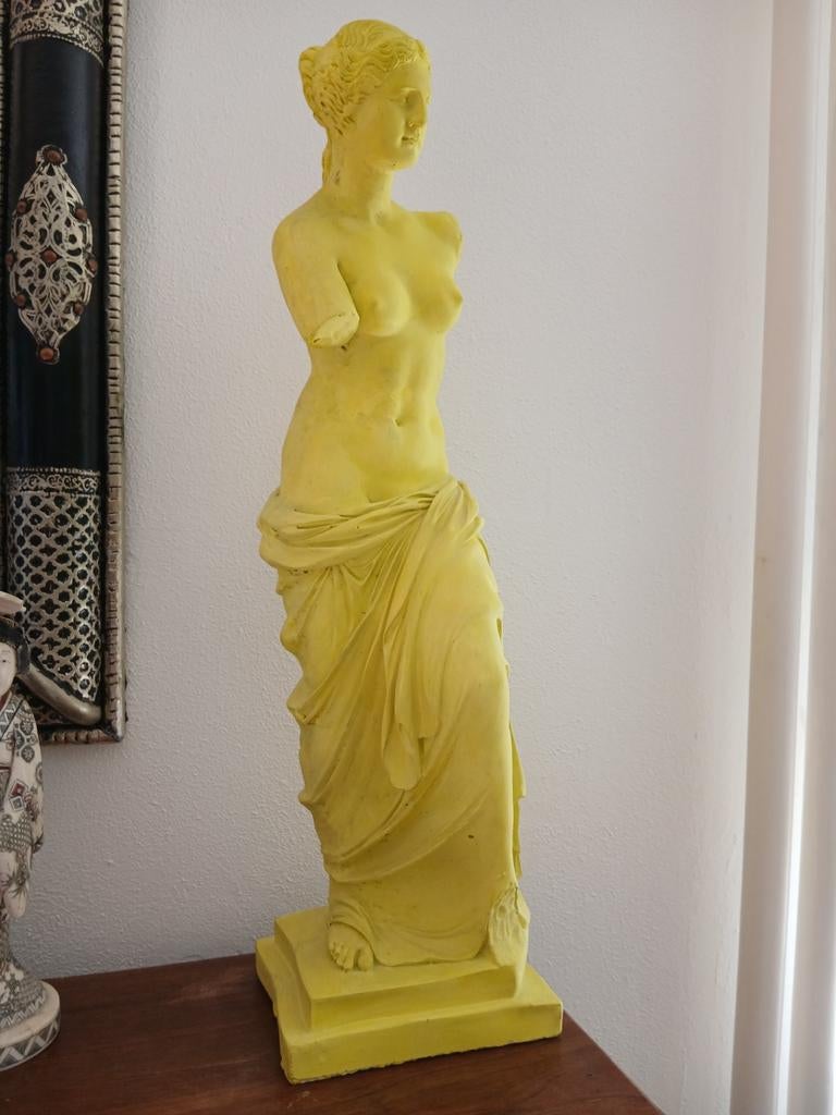 Betonnen Venus van Milo beeld - 65 cm, geverfd, Antiek en Kunst, Ophalen of Verzenden