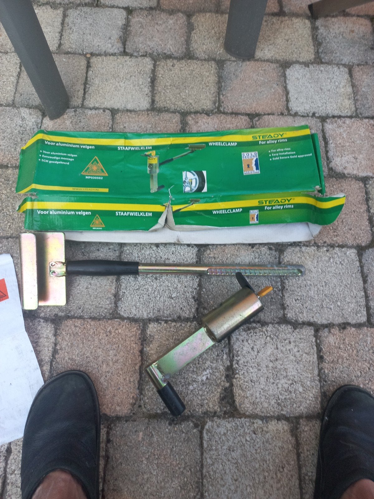 SCM Goedgekeurde Staafwielklem - Slechts 1 Sleutel, Ophalen, Gebruikt