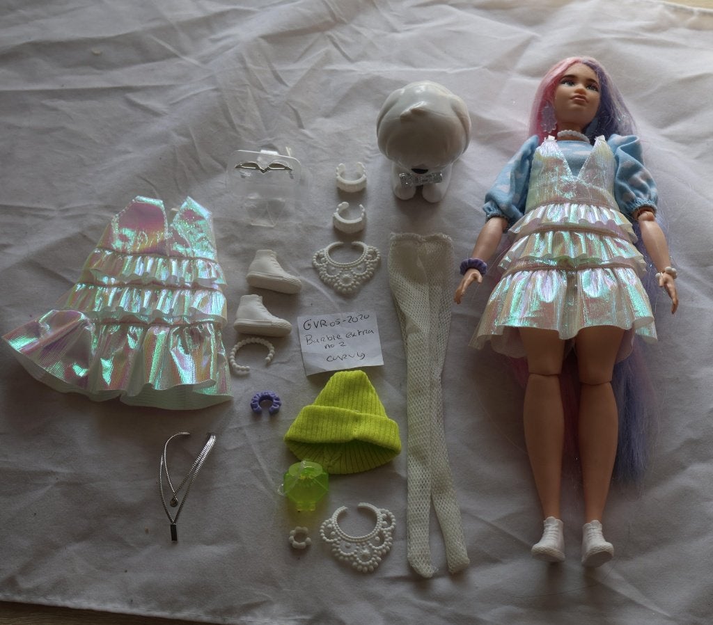 GVR05-2020 Barbie Extra nr 2 mint compleet, Ophalen of Verzenden, Zo goed als nieuw, Pop