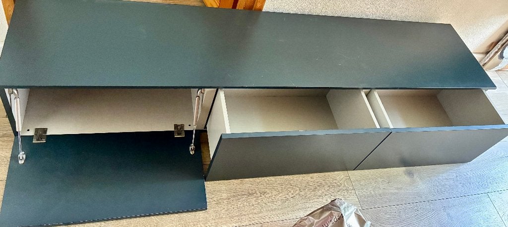 TV meubel, Ophalen, Overige materialen, Gebruikt, 150 tot 200 cm