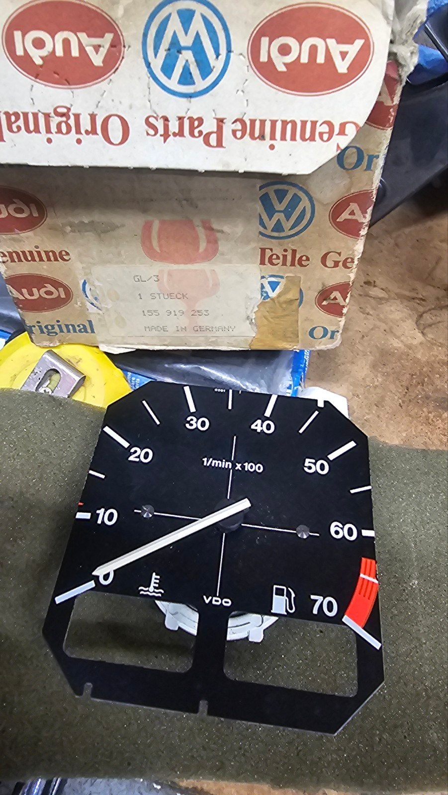 Nieuwe originele VDO toerenteller voor Volkswagen/Audi, Ophalen of Verzenden, Nieuw, Audi